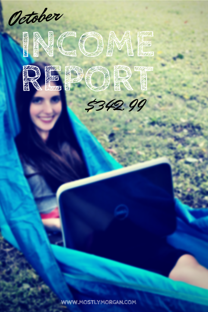Morgan from mostlymorgan.com spills her income secrets and divulges exactly where the money she makes bloging comes from.