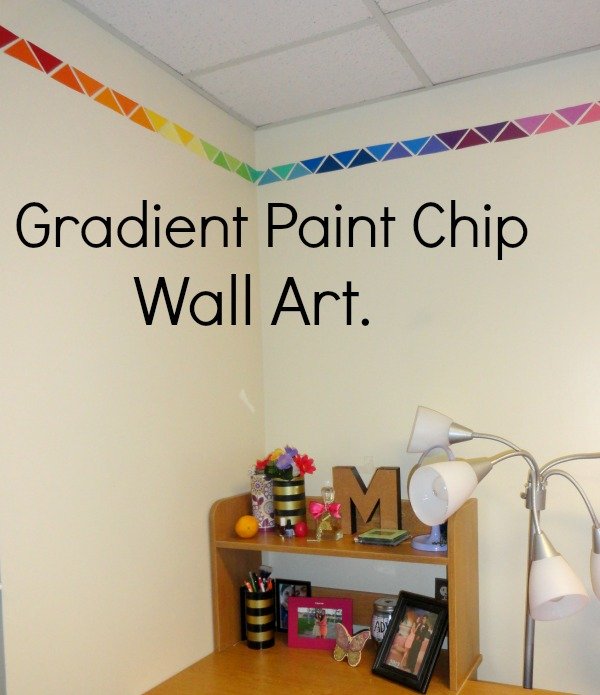 Check out mostlymorgan.com so you can see how to make this easy, diy paint chip wall art!