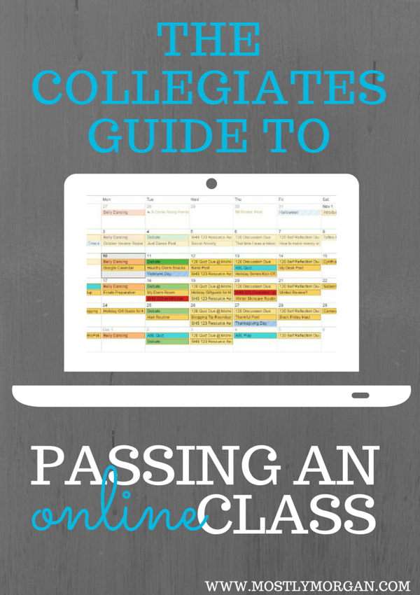 Taking an online class can no doubt be super intimidating - but this guide will walk you through to help you succeed!