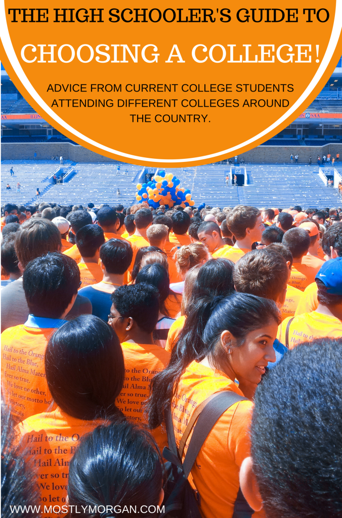 Choosing a college is hard - there is so much to keep in mind! If you're a senior or you know a senior pin now and read later so you can make an informed decision when choosing a college!