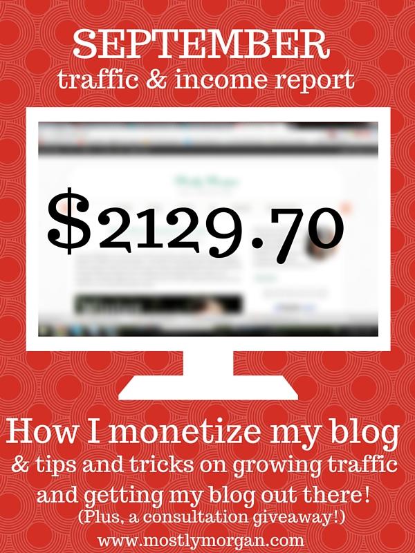 September Income Report.