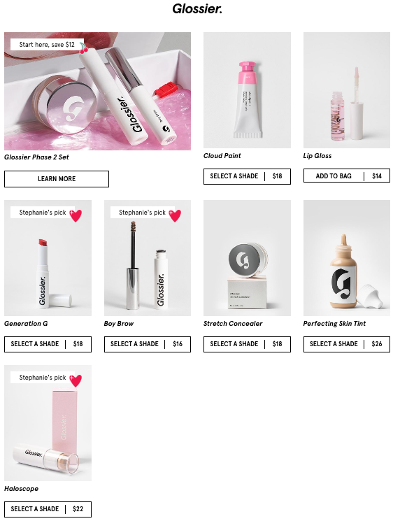 glossier 2