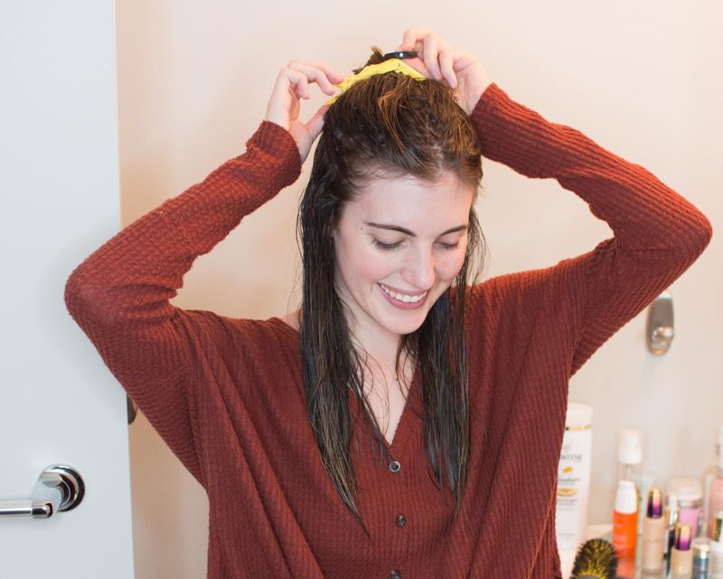 How to give yourself a DIY Blowout.
